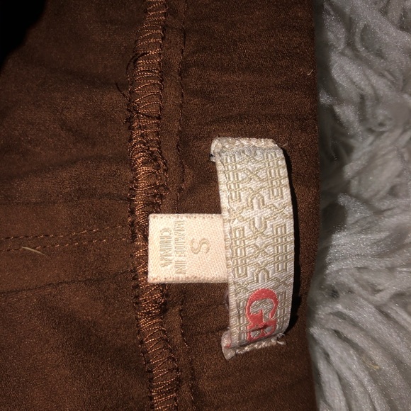 Gianni Bini Suede Fringe shorts - Picture 2 of 3